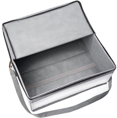 Sombrerera Plegable, Caja De Almacenamiento para Sombreros De Viaje, Organizador De Sombreros Que Ahorra Espacio para Armario, Estuche De Ancha para Transportar Sombreros, Ideal para Viajes,