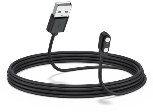 Oumida Chargeur Montre Connectée, Câble Chargement Magnétiquepour Montres Connectées, Câble de Recharge pour Montre Intelligente Universel (USB 100cm)