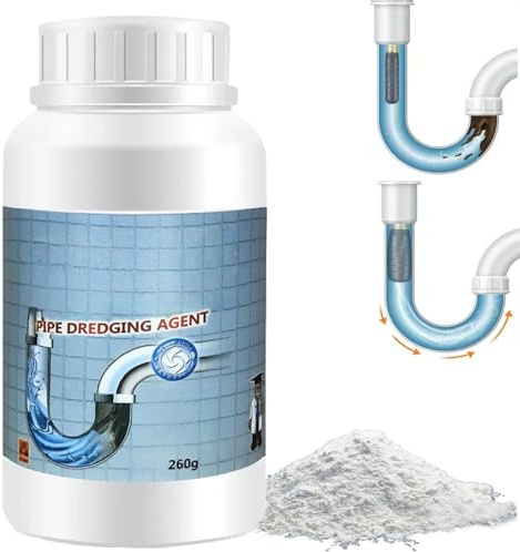 Powerful Drain Unblocker Powder,Sink Unblocker Quickly Remove Hair,Drain Cleaner for Kitchen Sink & Bathroom,Toilet Unblocker,Effective Cleaning and Deodorizing Products for Home Cleaning Supplies