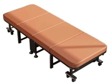 FUHAI-666 Klappbett Klappbett mit verstellbarem Kopfteil, Büro-Loungesessel, Krankenhausbegleiter(Schwarz,XL)