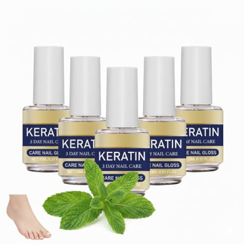 Aceite para cutículas para fortalecer las uñas, tratamiento de crecimiento con queratina durante 3 días para el cuidado de las uñas, reparador de uñas dañado, aceite nutritivo hidratante para