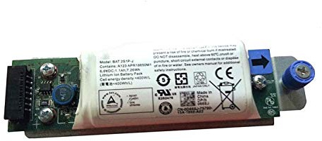 6.6V 7.26Wh 1100mAh BAT 2S1P-2 0668J 0D668J D668J Battery Replacement for Dell Raid Controller PowerVault MD3200i MD3220i Series Notebook