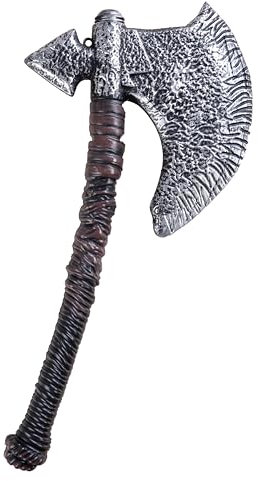 P'tit Clown - Hache Factice en Plastique - Parfait pour Compléter Votre Déguisement - Idéal pour Carnaval, Halloween Fêtes Costumées et Évènements à Thème