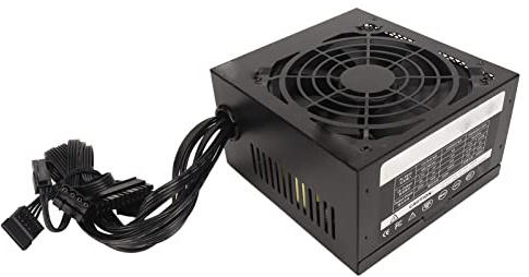 Sxhlseller Alimentation pour PC de Jeu, Alimentation de Jeu Modulaire 400 W avec Support de Ventilateur Cartes Graphiques Indépendantes, Multi-, Alimentation D'ordinateur à