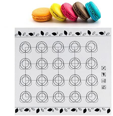 Alfombra De Horno De Silicona Macarrones, Forro De Bandeja para Hornear No Palo De Macarrones, Alfombra De Cocción Macarons, Pastel, Pastel Y Pan.