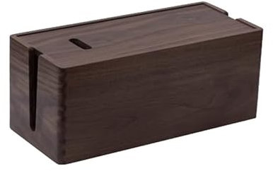 BinOxy Kabelboxen Desktop-Kabel-Aufbewahrungsbox, leichte Katze, Router-Rack, Set-Top-Box, Reihensteckdose, Kabelmanagementbox Steckdosenbox