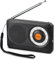 PRUNUS J-115 Portable Radio Battery Operated, AM/FM Radio, Small Radio with Excellent Receiving & Headphone Jack, easy to use radio for elderly, for Outdoor, Camping, Hiking