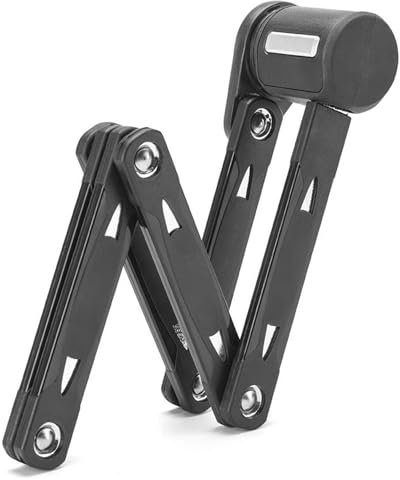 Faltschloss, Faltschloss Fahrrad inkl, Bike Lock, fahrradschloss hohe sicherheit mit Halterung & 2 Schlüssel, Fahrrad Faltschloss für E Bike scooter, MTB, Trekkingrad, Rennrad, Motorrad