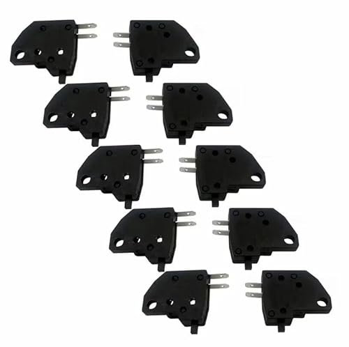 Universalschalter für Motorrad, rechts/links, Vorderbremsstopper, als Elektroauto, Scheibenbremse, Lenker, Steuerschalter, Zubehör, 10 Stück