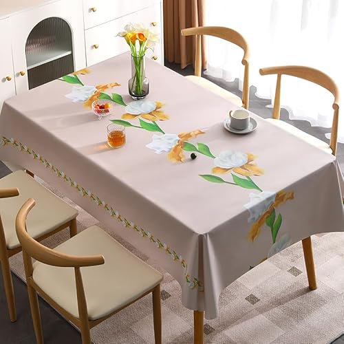 Gartentischdecke Elegant Pink Floral Tischdecke Outdoor Indoor Wasserdicht Tischdecke Geburtstag Tischdecke Abwaschbar Fleckschutz Party Tischdecke Esstisch Table Cloth(90x90cm)