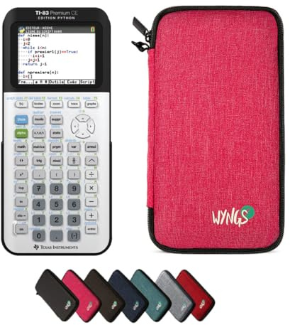 CALCUSO Ensemble de Base Rose avec Calculatrice Graphique TI-83 Premium CE Python