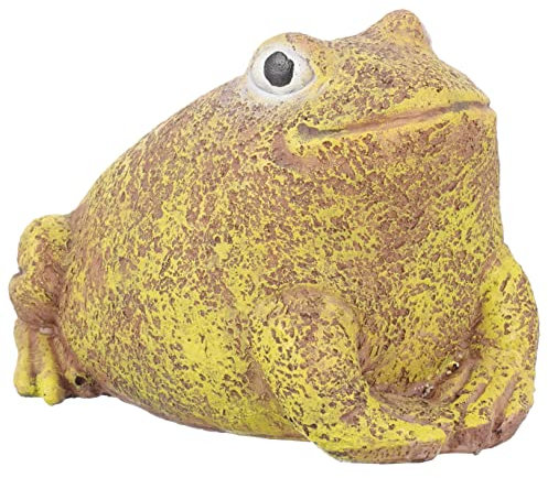 PAMINGONO Garten Schlüssel Versteck Frosch Deko Schlüsselaufbewahrungsbox Für Außenbereich Schlüsselhalter Im Fake Look Wetterfest Für Garten Und Hof Schlüsselversteck Für