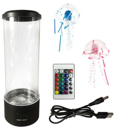 Housoutil -quallenlampe Aquarium-quallen-nachtlicht Weiche Sensorische Lichter Für Die Zimmerdekoration Von Jungen Und Mädchen