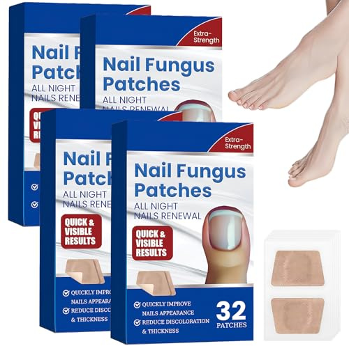 128 Pcs Zehenpflaster Großer Zeh Nagel Reparatur Pflaster Zehennagel Pflaster Nail Repair Patches Nagelreparatur Pflasters Verbessern Sie Das Aussehen Beschädigter Nägel