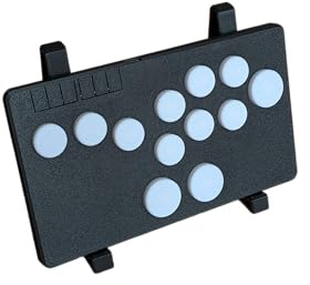 Generico w1spArcade w1spBox Reflex Controller Leverless per Picchiaduro, Arcade Stick All-Button Fatto a Mano per Gaming su PC e Console