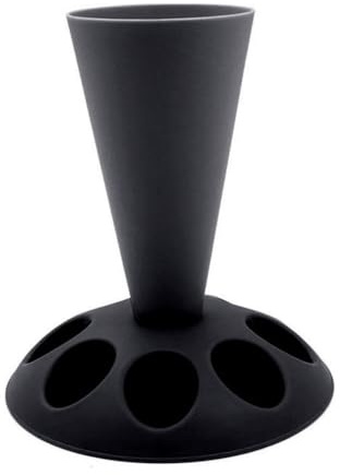 Plastic Piping Bags Rack Pastry Bags Holder, Piping Bag Stand Cake Decorating Tip Rack Auxiliary Tool(Black)