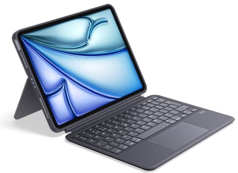 UGREEN Tablet Keyboard for iPad, Bluetooth Keyboard Case with UK Layout | Magnetic Detachable & Backlight, Rechargeable & Ultra-long Battery Life, 30dB Ultra-quiet, for iPad Air/Pro, 10.9/11 inch