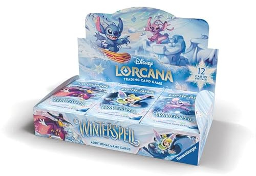 Disney Lorcana TCG: Winterspell Booster Display with 24 Booster Packs (Inglés)