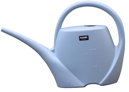 Yunmeryker Regadera de Plantas con Capacidad de 3L Diseño con Boquilla Larga Hecha de Material Resistente PP Incluye Asa Ergonómica Y Rociador para Uso en Jardín, Gris