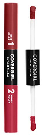 CoverGirl Outlast All-Day Color & Lip Gloss, Precious Ruby, 0.2 Ounce
