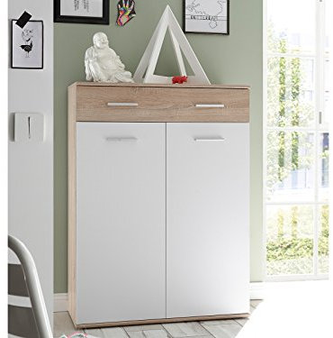 möbelando Schuhschrank Schuhständer Schuhkommode Schuhständer Kommode Flur Israel II