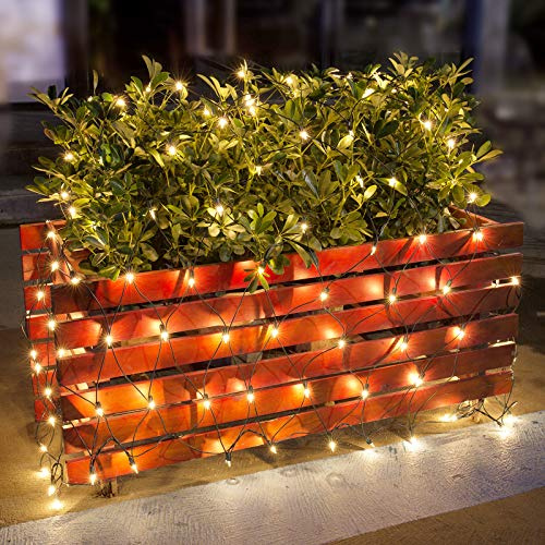 Lomotech Christmas Net Lights, 6ft x 4ft 150 Count Incandescent,Warm White