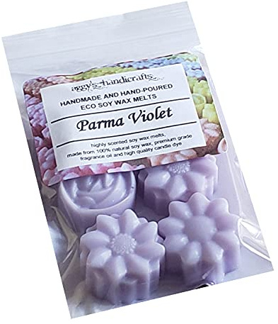 Handmade Highly Scented Soy Wax Melts (Parma Violet)