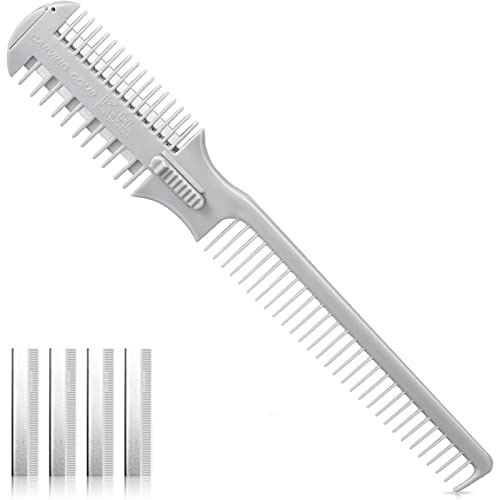 HAIRDRESSING THINNING RAZOR HAIR CUTTING STYLING TOOL HAIR SHAPER THINNING LAYER HAIR CUTTING RAZOR COMB Hair Razor Comb Hair Cutter Comb