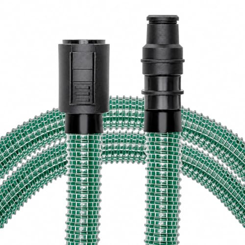 Saugschlauch MADE IN GERMANY - Industrieschlauch kompatibel für ALLE Kärcher WD1 WD2 WD3 WD4 WD5 WD6 WD7... und A 2... Modelle - mit Stahlfeder - Extrem robust und flexibel - Bestleistung beim Saugen