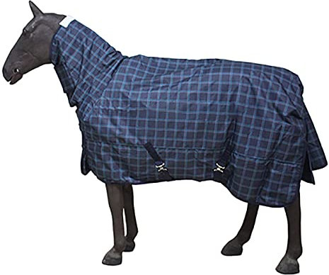 BNALU Wasserdichtes Stoff Abschwitzdecke fürs Pferd ist atmungsaktiv Transportdecke Weidedecke Winterdecke Winterbaumwolle Weich und warm Reitausrüstung Outdoordecke (Size:135CM)