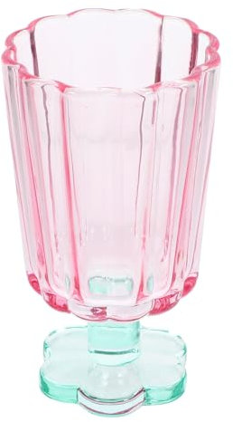 Alipis Copas De Vidrio Vintage Copa De Cóctel Retro Vasos Decorativos Copa De Diseño De Flor De Tulipán Copa De Jugo De Refresco Copas De Vino Para El Hogar Bares Restaurantes