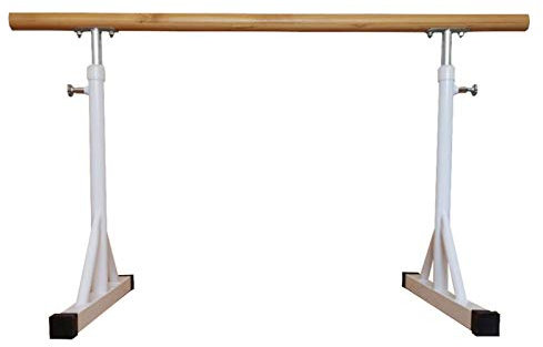 Tragbare Ballettstange, weiße Tanz-Streckstange für Zuhause/Studio, stehende Ballettstange für Balance, Tanz oder Balletttraining (Größe: 100 cm, Farbe: A)