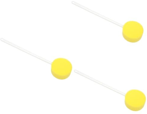 Beatifufu 3st Badeschwamm Mit Langem Griff Rückenschrubber Für Die Dusche Bausatz Wannenfliesenschrubber Besonders Rückenreiniger Mit Schwamm Peeling-körperpeeling Glatt Schwämme Pp Yellow