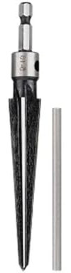 ZSjing 1PCS Kegel Reibahle Hand Metall Reibahle Entgraten Loch Handheld Reibahle for Holz Metall Kunststoff Bohren Werkzeuge(5-16 Hexagon Shank)
