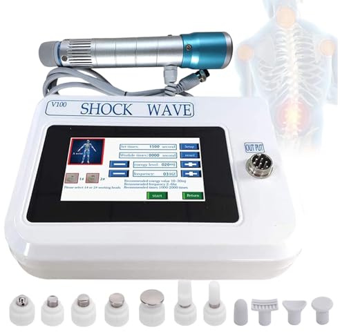 Máquina de Terapia de Ondas de Choque, Aparato Onda de Choque para Casa, fisioterapia extracorpóreas dispositivo de terapia para disfunción eréctil, Relajación muscular, alivio del dolor