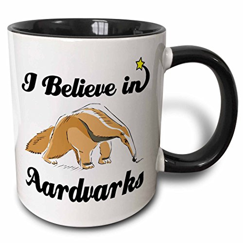 Tazze Da Caffè Particolari Tazza Da Caffe 330Ml, I Believe In Aardvarks Tazzine Da Caffè Multicolore Per Nonna Donna Ufficio