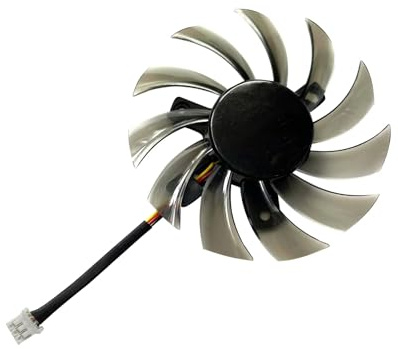 Parte de refrigeración de la computadora Ventilador de tarjeta de video de 7,5 mm T128010SM N460 GTX670 GTX580 GTX560Ti for reemplazo de ventilador de tarjeta gráfica GTX 670 580 560 Ti(Fan - 3Pin)