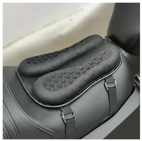 Motocicletta Coprisedile Cuscino Per Sella Da Moto A Nido D'ape Traspirante, Assorbimento Degli Urti, Tappetino Estivo Per Motore