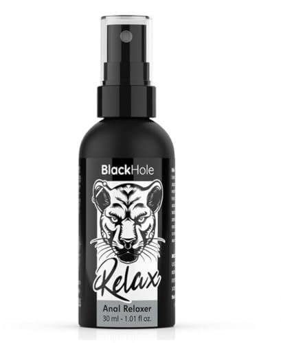 Lubricante Anal Sin Dolor Black Hole | Gel relajante con Efecto Analgesico | Extractos de Jojoba | Favorece la Dilatación | Unisex