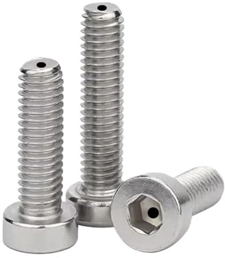 1/2Pcs M2.5 M3 To M12 304 Stainless Steel Hollow Hole Air-out Pass Allen Hexagon Hex Socket Thin Low Profile Cap Head Screw Bolt(30mm,M3 2pcs)