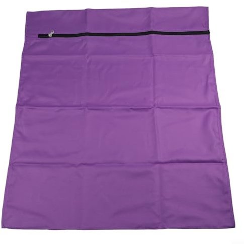 Borsa per la biancheria per cani e gatti – Borsa per lavatrice in poliestere resistente con ampia apertura con cerniera, passante per appenderla, adatta per letti, coperte, giocattoli, collari