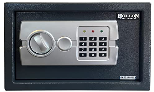 Hollon Safe E-20 Hotel Safes, Black, Small