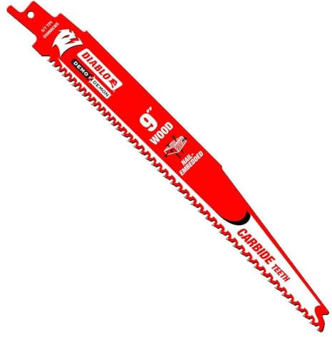 Diablo Demo Demon Reciprocating Saw Blades - 5/7 TPI, 9 Length, 10-Pack