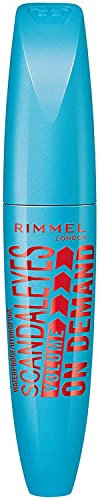 Rimmel London, Mascara ScandalEyes Volume on Demand Waterproof, Mascara Volumizzante, Resistente all'Acqua, Nero