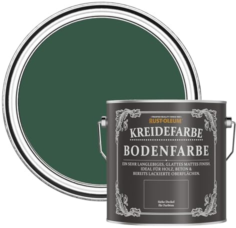 Rust-Oleum Green Scratch-Proof Floor Paint in Matt Finish - The Pinewoods 2.5L