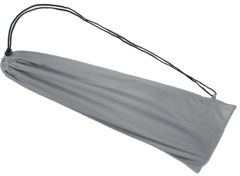 PATIKIL Badmintonschläger-Hülle, weiche Badmintonschläger-Tasche mit Samtfutter, Zugband und Doppel-Schultergurt, leicht, grau