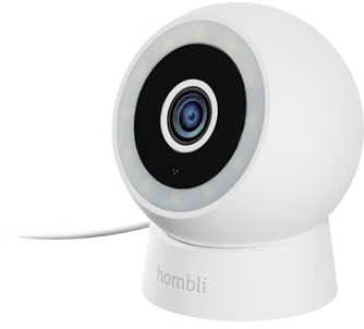 Hombli Überwachungskamera 2K QHD für außen, Farb-Nachtsicht Bewegungsmelder | 130° Weitwinkel-Kamera, App-Steuerung, kompatibel mit Alexa, Google, Licht, Alarm, niederländische Marke für dein Smart Home