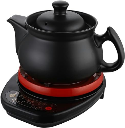 CIADAZ 500W Automatic Electric Ceramic Stew Pot,5L Kettle Chinese Medicine Stewing Pot, Electric Chinese Herb Tea Pot,for Herbs within 600G-1PC