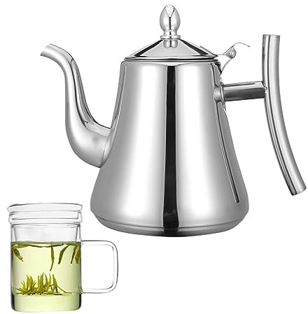 Macchine per caffè espresso Bottiglia d'acqua in acciaio Espresso Bottiglie di tè concentrato con coperchi Bollitore elettrico Riscaldatore in acciaio inossidabile Brocca con coperchio Bollitore a c