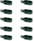 casa pura Drahtspanner grün 10 Stück, 100mm für Maschendrahtzaun, Spanndraht, Zaunspanner, Wildzaun, Forstzaun Spanner für Garten aus Stahl